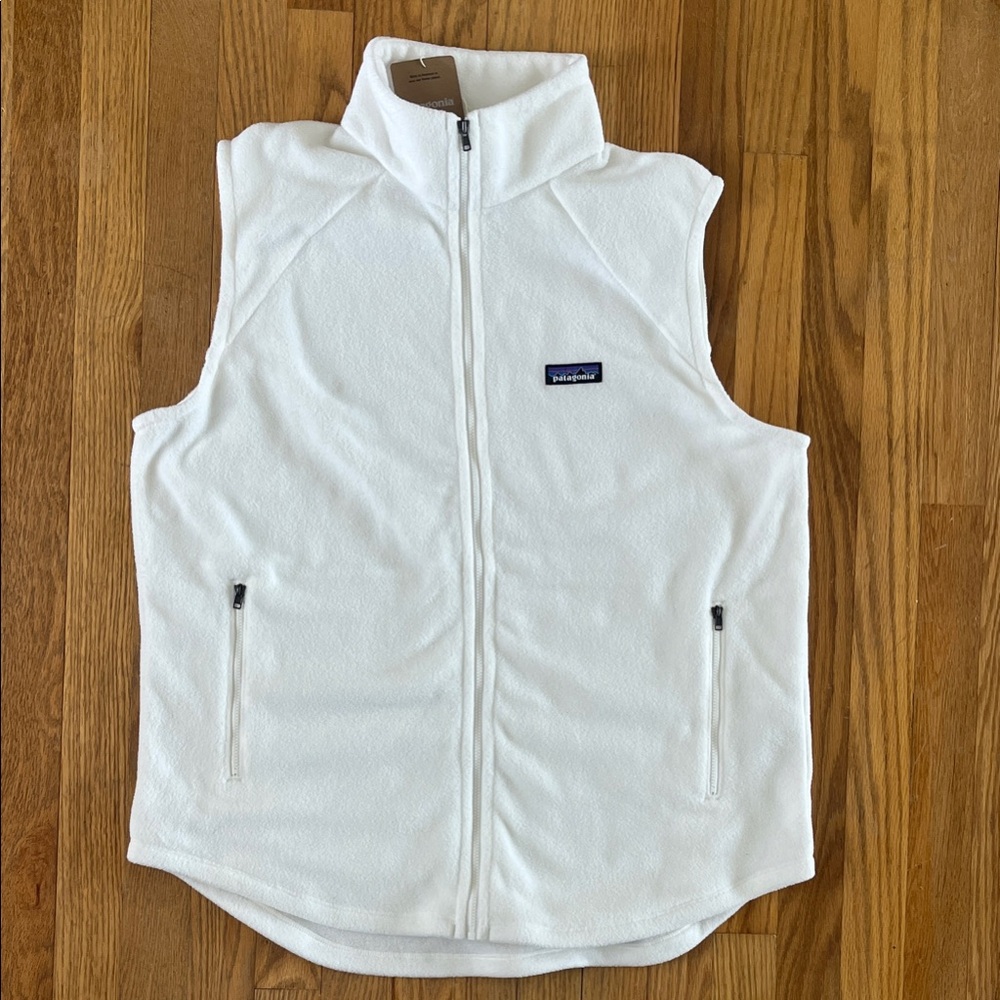 Patagonia Birch White Microdini Fleece Vest